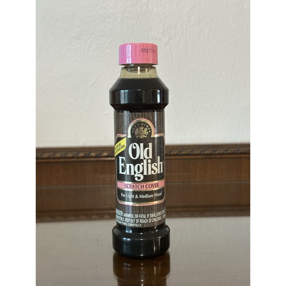 Vintage NOS Old English Scratch Cover 8 oz Pink Lid 1989 Light Medium Woods